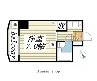 メゾン・ド・アヴァル【5階】の間取り