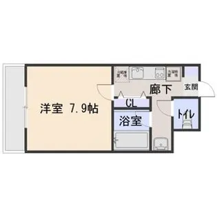 フロンティアU【3階】の間取り