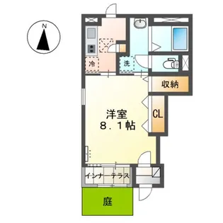 パティオ【1階】の間取り
