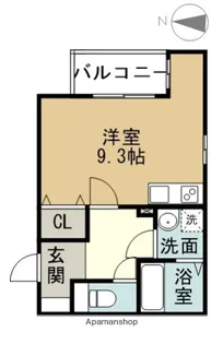ルシエル東海通ノース【2階】の間取り