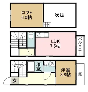 リベルテ【1階】の間取り