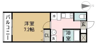 A・CITY野跡【413号室】の間取り