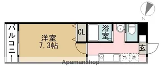 A・CITY七条【5階】の間取り