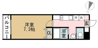 A・CITY七条【2階】の間取り