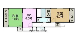 浅野ビル【6階】の間取り
