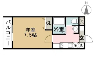 A・City柴田本通【2階】の間取り