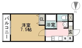 A・city柴田本通【1階】の間取り
