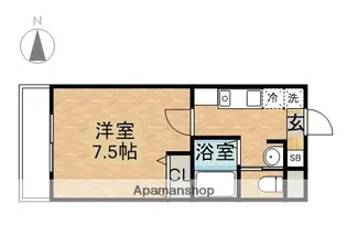 A・CITY柴田本通【5階】の間取り