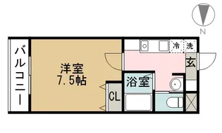 A・CITY柴田本通【1階】の間取り