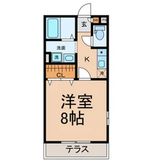 レネット桜台【1階】の間取り