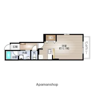 ウェストン遠若【1階】の間取り