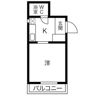 ドエル加藤【201号室】の間取り