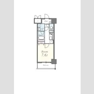 リベルティア【9階】の間取り