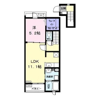 アウローラⅠ【2階】の間取り