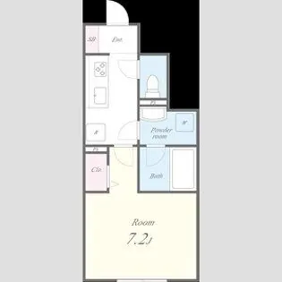 ポートパレス東海通【1階】の間取り