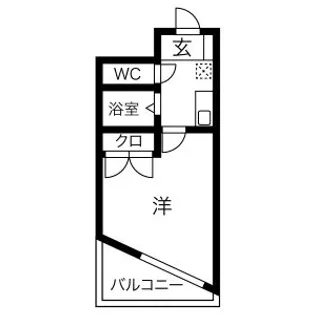 薬師ビル【302号室】の間取り