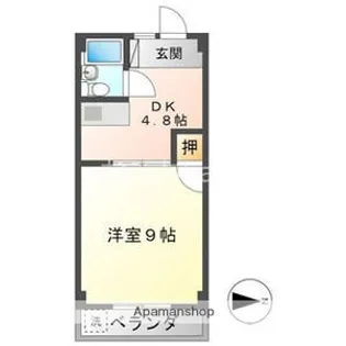 AQUA STAGE みなと【3階】の間取り