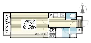 アマーレ東海通【9階】の間取り