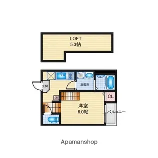 ハーモニーテラス十番町Ⅰ【1階】の間取り