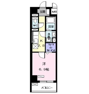 カランコエ川並【5階】の間取り