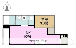 Warren juichiyaⅡ【3階】の間取り