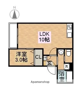 Warren juichiyaⅢ【3階】の間取り