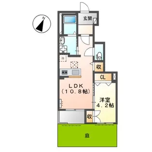 ベスウェル.K【1階】の間取り