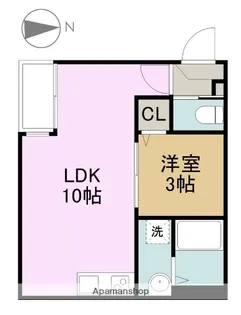 WARREN JUICHIYAⅠ【2階】の間取り