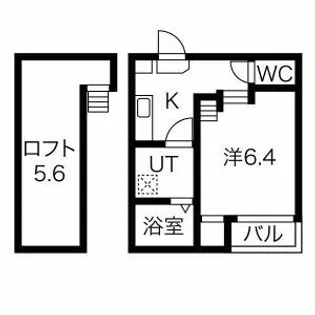 プランドール東海通【2階】の間取り