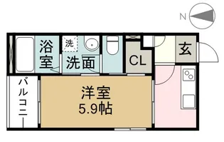 REGALEST豊田本町【2階】の間取り