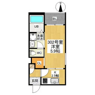 REGALEST豊田本町【3階】の間取り
