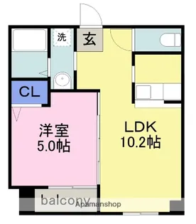 K・ドミール【5階】の間取り