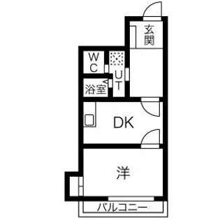 Kスクエアサウス【2階】の間取り