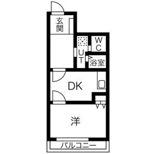 Kスクエアサウス 【2階】の間取り