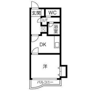Kスクエアサウス【3階】の間取り
