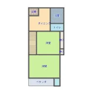 中源ビル【4階】の間取り