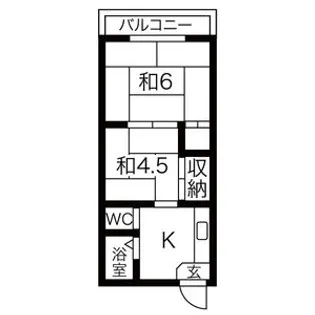 ニューマンション丸由(まるよし)【3階】の間取り
