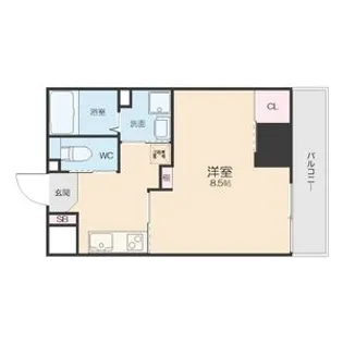 Field Village Hirosumi【1階】の間取り