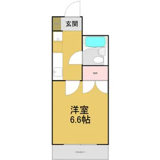 ハートイン高畑南【5B号室】の間取り