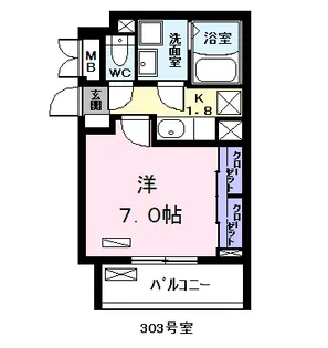 カーサ・エスペランサ【3階】の間取り