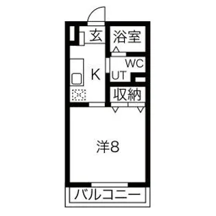 マイプレイス大同【4階】の間取り