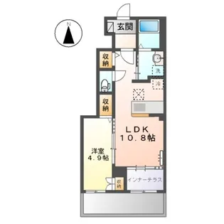 ルミナス・K【1階】の間取り