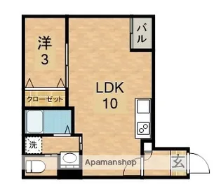WARREN SHOUHOU1【3階】の間取り
