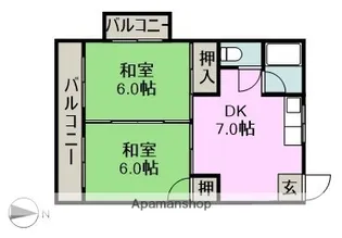 ステラメゾン南十番町【2階】の間取り