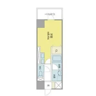 ベレーサ築地口ステーションタワー【510号室】の間取り