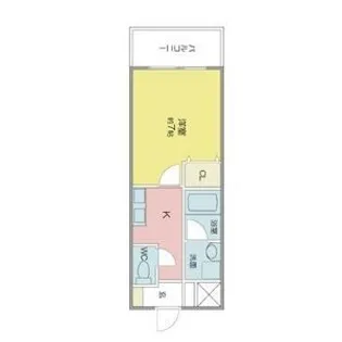 ベレーサ築地口ステーションタワー【6階】の間取り
