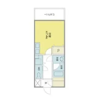 ベレーサ築地口ステーションタワー【508号室】の間取り