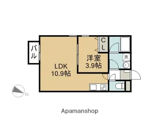 Neo港楽【3階】の間取り