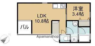 Neo港楽【1階】の間取り