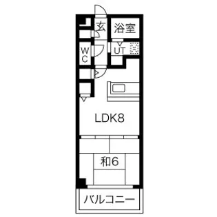 エクセレント港【602号室】の間取り